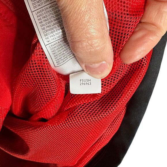 Nike Red & Black Full Zip Lightweight Jacket Men’s Size L - Picture 5 of 6